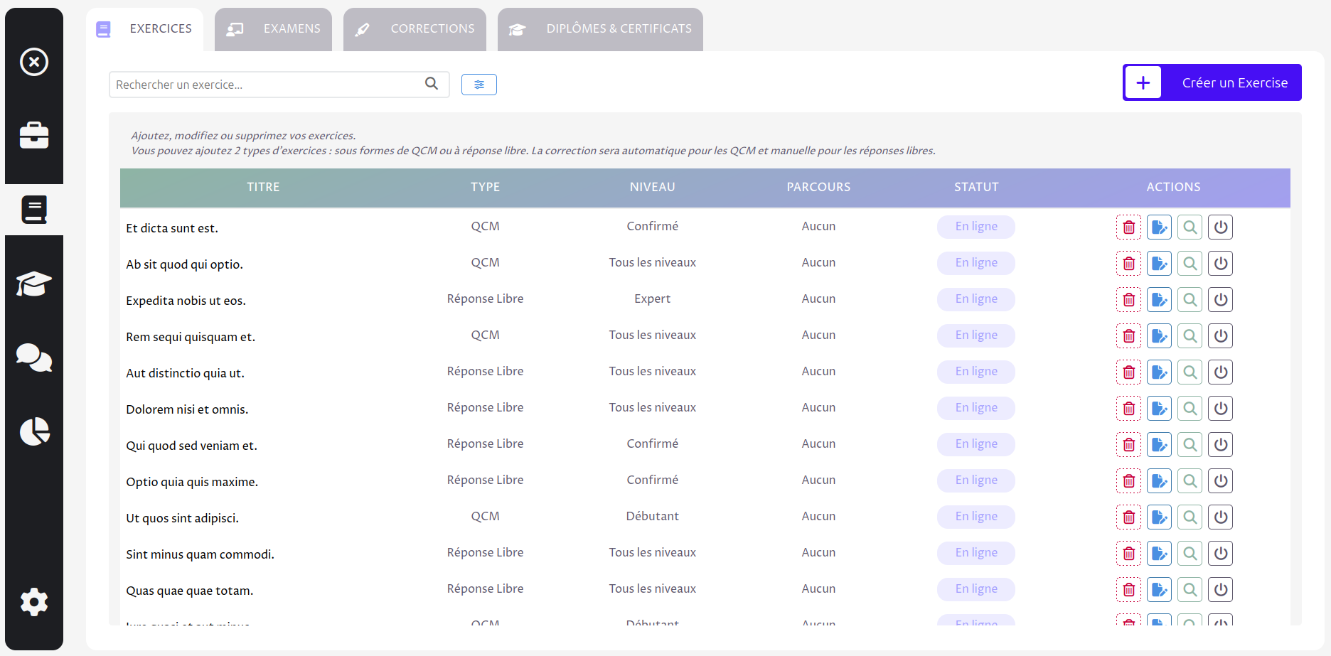 screenoshot from the forum feature showing messages